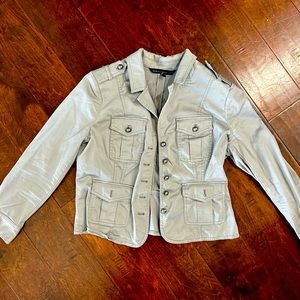 Women’s White House Black Market gray jacket